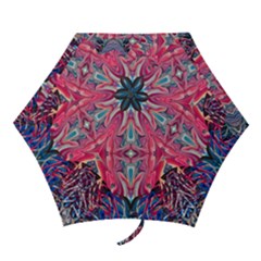 Abstract Arabesque Mini Folding Umbrellas by kaleidomarblingart