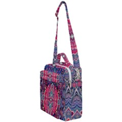 Abstract Arabesque Crossbody Day Bag by kaleidomarblingart