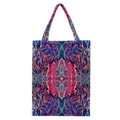 Abstract Arabesque Classic Tote Bag by kaleidomarblingart