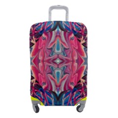 Abstract Arabesque Luggage Cover (small) by kaleidomarblingart