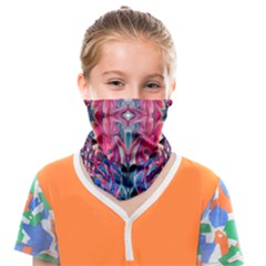 Abstract Arabesque Face Covering Bandana (kids) by kaleidomarblingart