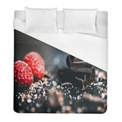 Chocolate Dark Duvet Cover (full/ Double Size) by artworkshop