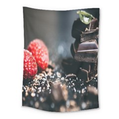 Chocolate Dark Medium Tapestry by artworkshop