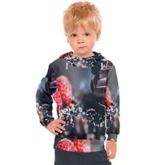 Chocolate Dark Kids  Hooded Pullover by artworkshop