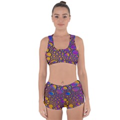 Bubble Color Racerback Boyleg Bikini Set by artworkshop