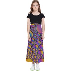 Bubble Color Kids  Flared Maxi Skirt by artworkshop