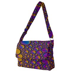 Bubble Color Full Print Messenger Bag (l) by artworkshop