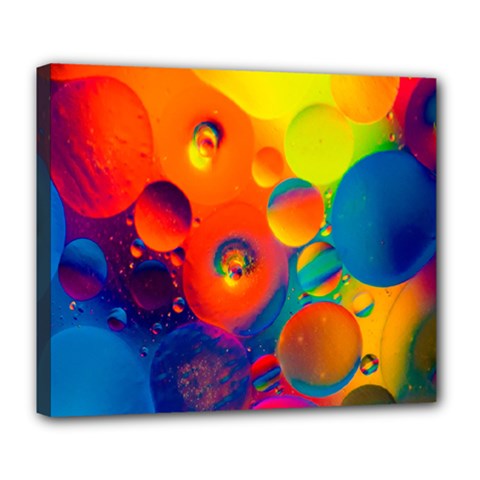 Colorfull Pattern Deluxe Canvas 24  X 20  (stretched) by artworkshop