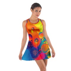 Colorfull Pattern Cotton Racerback Dress by artworkshop