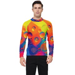 Colorfull Pattern Men s Long Sleeve Rash Guard by artworkshop