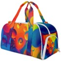 Colorfull pattern Burner Gym Duffel Bag View1