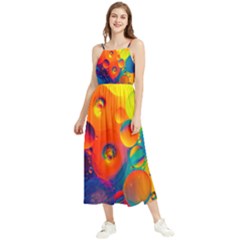 Colorfull Pattern Boho Sleeveless Summer Dress by artworkshop