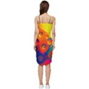 Colorfull pattern Wrap Frill Dress View4