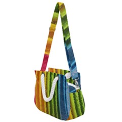  Colorful Illustrations Rope Handles Shoulder Strap Bag by artworkshop