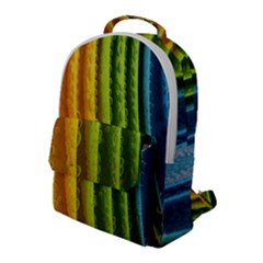  Colorful Illustrations Flap Pocket Backpack (large) by artworkshop