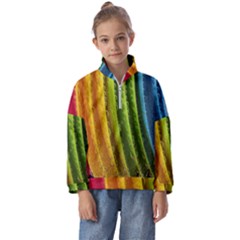  Colorful Illustrations Kids  Half Zip Hoodie by artworkshop