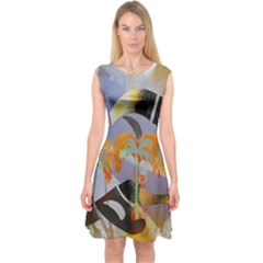 Leroyjacks Capsleeve Midi Dress