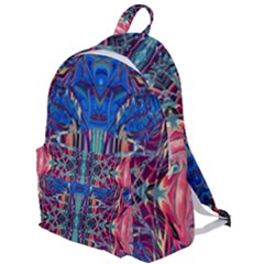 Cobalt Arabesque The Plain Backpack by kaleidomarblingart