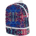 Cobalt arabesque Zip Bottom Backpack View1