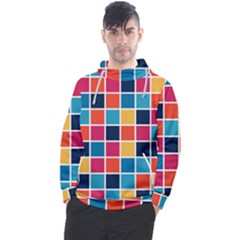 Square Plaid Checkered Pattern Men s Pullover Hoodie by Ravend