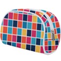 Square Plaid Checkered Pattern Make Up Case (Large) View2