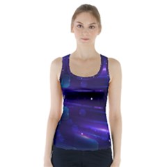 Abstract Colorful Pattern Design Racer Back Sports Top by Ravend