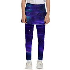 Abstract Colorful Pattern Design Kids  Skirted Pants by Ravend