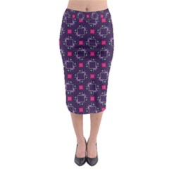 Geometric Pattern Retro Style Midi Pencil Skirt by Ravend