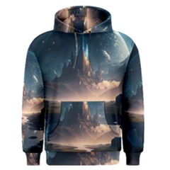 Space Planet Universe Galaxy Moon Men s Core Hoodie by Ravend