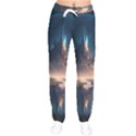 Space Planet Universe Galaxy Moon Women Velvet Drawstring Pants View1