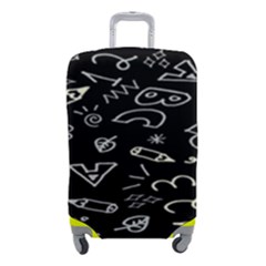 Background Graphic Abstract Pattern Luggage Cover (small) by Ravend