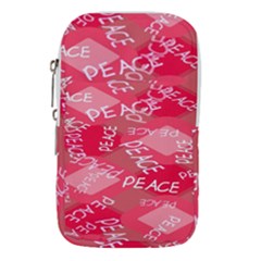 Background Peace Doodles Graphic Waist Pouch (large)