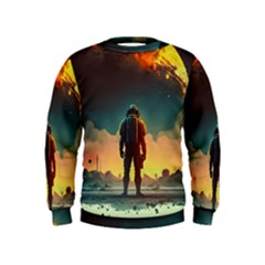 Leadership Alien Soldier Warrior Fantasy Kids  Sweatshirt