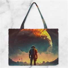 Leadership Alien Soldier Warrior Fantasy Zipper Medium Tote Bag