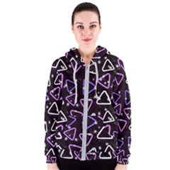 Abstract Background Graphic Pattern Women s Zipper Hoodie by Ravend