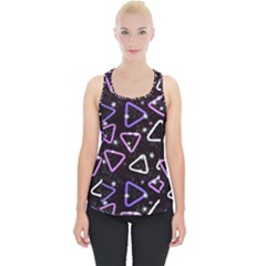 Abstract Background Graphic Pattern Piece Up Tank Top by Ravend