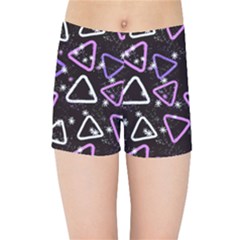 Abstract Background Graphic Pattern Kids  Sports Shorts by Ravend