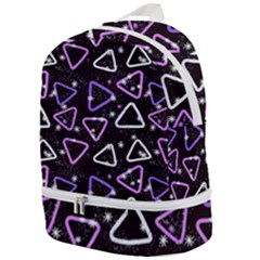 Abstract Background Graphic Pattern Zip Bottom Backpack by Ravend