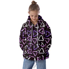 Abstract Background Graphic Pattern Kids  Oversized Hoodie by Ravend