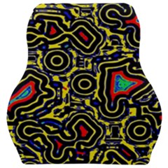 Background Graphic Art Car Seat Velour Cushion  by Ravend