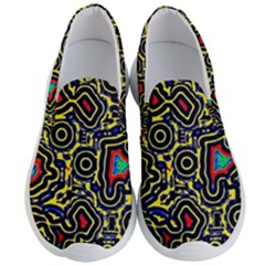 Background Graphic Art Men s Lightweight Slip Ons by Ravend