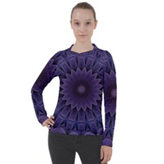 Shape Geometric Symmetrical Women s Pique Long Sleeve Tee