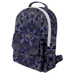 Kaleidoscope Geometric Pattern Flap Pocket Backpack (small) by Ravend