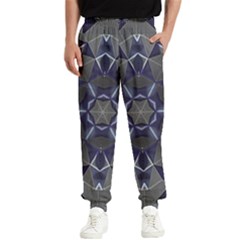 Kaleidoscope Geometric Pattern Men s Elastic Waist Pants by Ravend