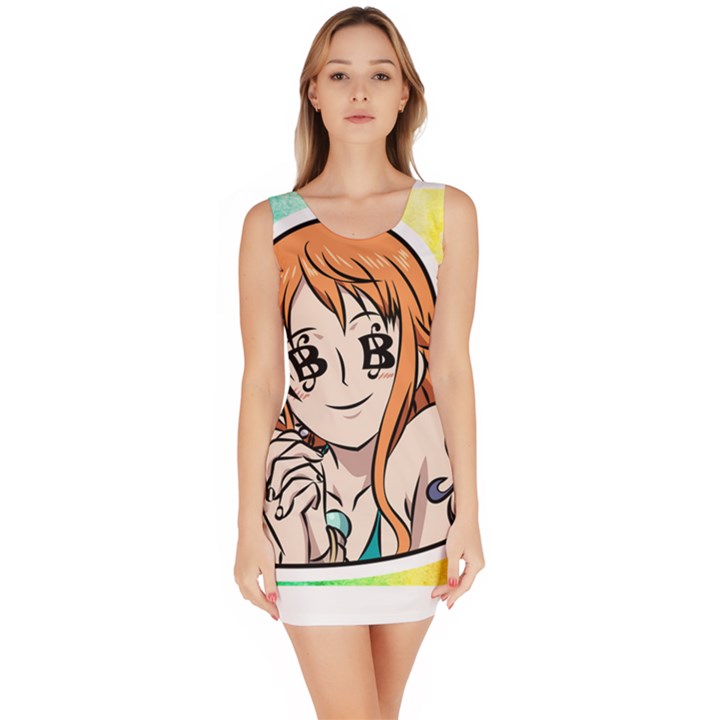 Nami Lovers Money Bodycon Dress