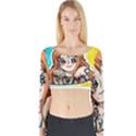 Nami Lovers Money Long Sleeve Crop Top View1