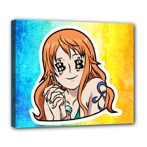 Nami Lovers Money Deluxe Canvas 24  X 20  (stretched) by designmarketalsprey31