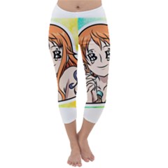 Nami Lovers Money Capri Winter Leggings  by designmarketalsprey31