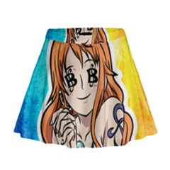 Nami Lovers Money Mini Flare Skirt by designmarketalsprey31