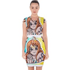 Nami Lovers Money Capsleeve Drawstring Dress  by designmarketalsprey31